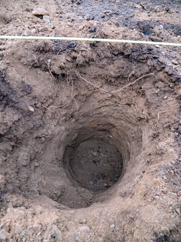 Dry soil excavation