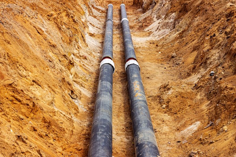 Underground Sewer Pipes